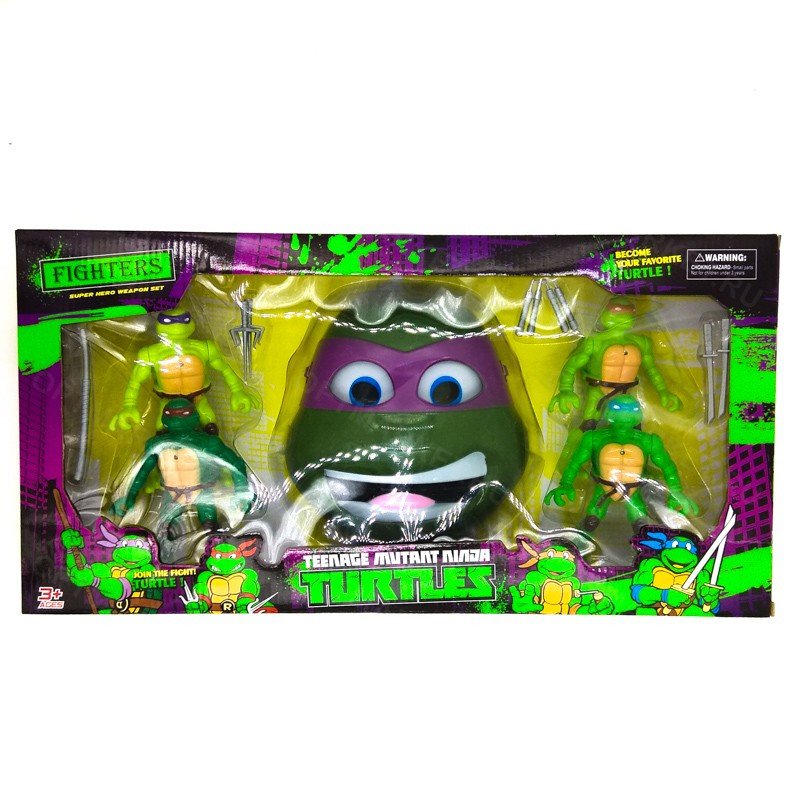 Набор "Черепашки ниндзя с маской" оптом 