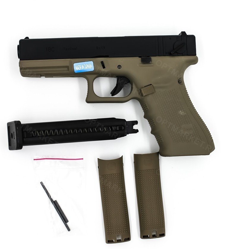Модель пистолета G18-B-TAN-GEN4 (WE) оптом 