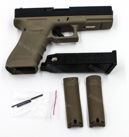Модель пистолета G18-B-TAN-GEN4 (WE) оптом 