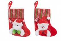Рождественский носок для подарков оптом