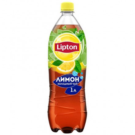 Чай черный Lipton Ice Tea Лимон 1 л оптом 