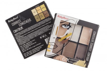Палетка Ruby Rose Contour 6 цветов оптом 