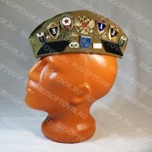 Солдатская пилотка (со значками) оптом