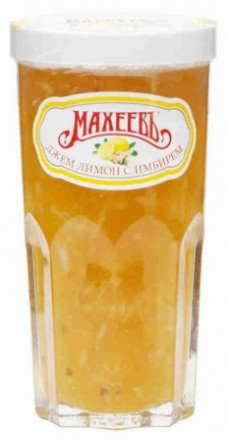 Джем Лимон с имбирем Махеевъ 400г в стакане оптом 