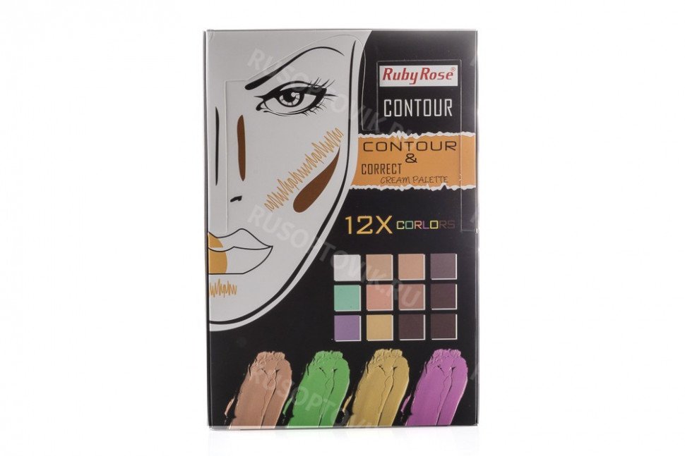Палетка Ruby Rose Contour 12 цветов оптом Палетка Ruby Rose Contour 12 цветов оптом