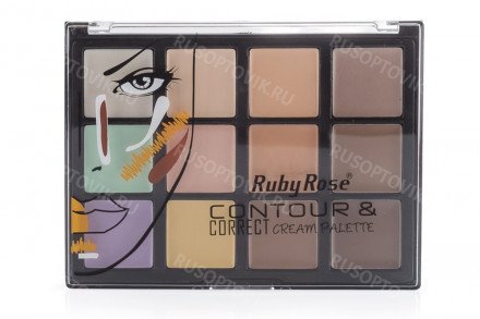 Палетка Ruby Rose Contour 12 цветов оптом 