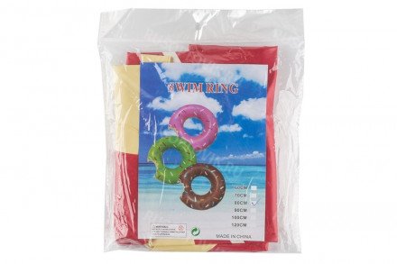 Надувной круг пончик 80 см оптом 