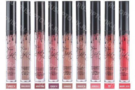 Набор KYLIE KRISTEN 4 в 1 (Жидкая Матовая помада /карандаш для губ/для глаз/ точилка) за 12 шт оптом 