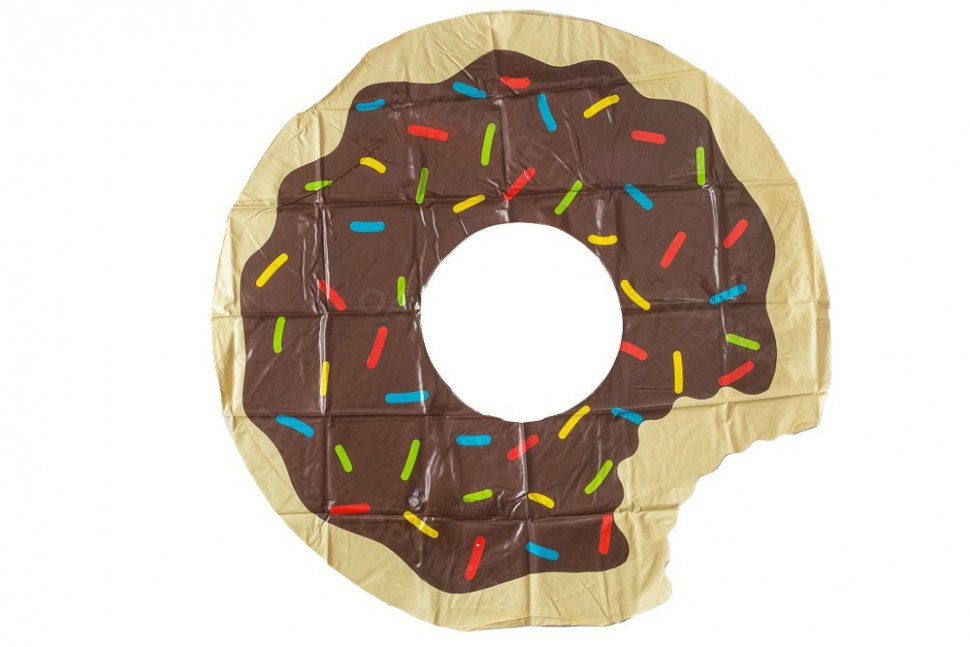 Надувной круг пончик 120 см оптом 