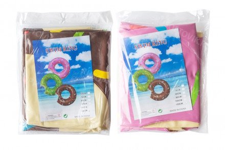 Надувной круг пончик 120 см оптом 