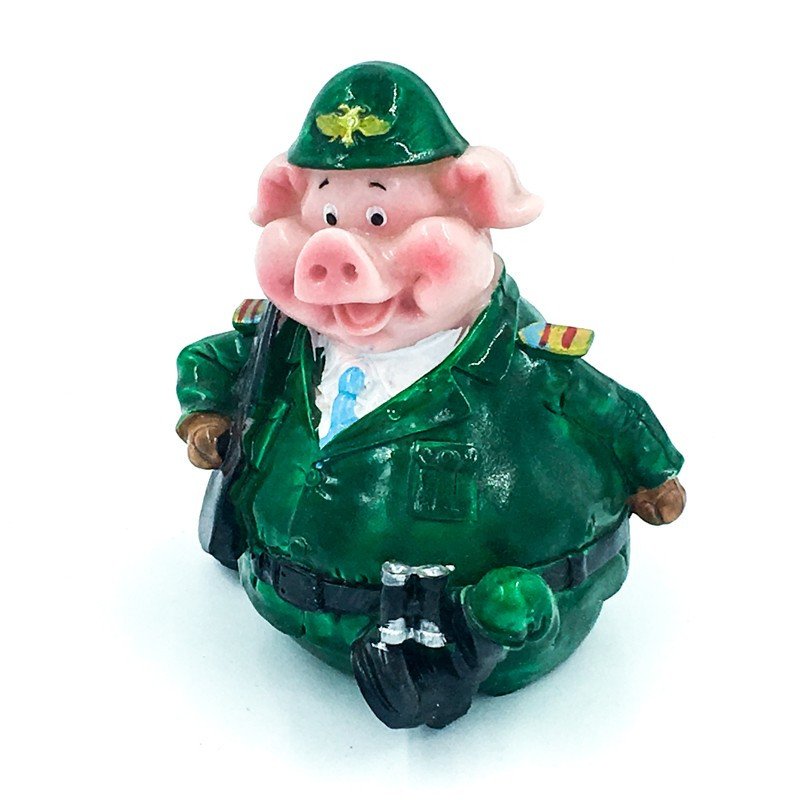 Копилка "Свин военный" полистоун оптом Копилка "Свин военный" полистоун оптом