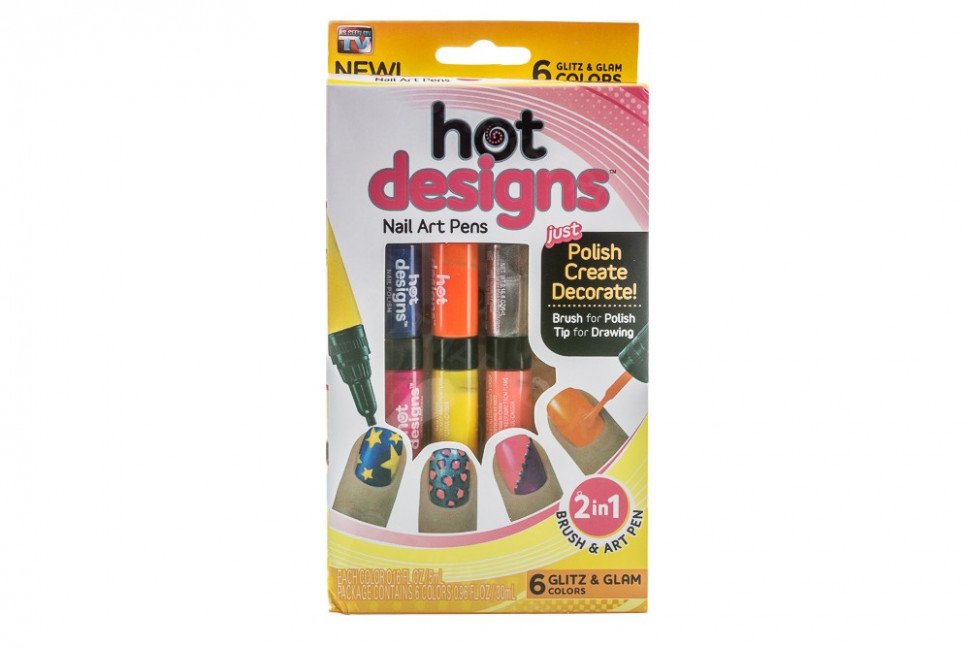 Набор для дизайна ногтей Hot Designs оптом 