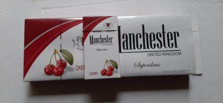 Сигареты Manchester Cherry Superslims оптом 