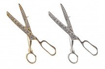 Брошь ножницы оптом