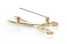 Брошь ножницы оптом