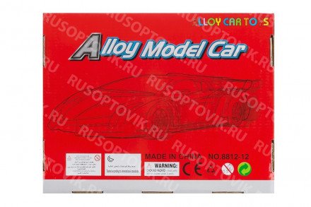 Машинка Alloy Model Car Speed King (12шт)  оптом 