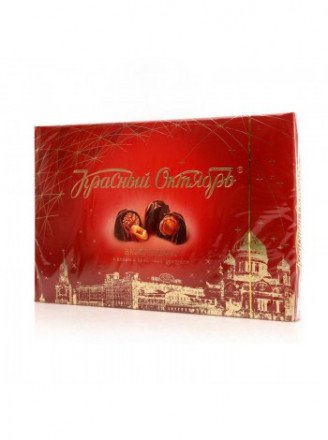 Конфеты Набор конфет Красный Октябрь с цельным и дробленым фундуком 200г оптом 