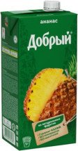 Сок Добрый Ананас 2л оптом