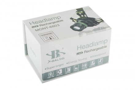 Налобный фонарь X-Balog mont 6803 оптом 