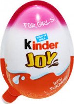 Шоколад молочный Kinder Joy для девочек 20г оптом