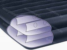 Надувная кровать Pillow Rest Raised Bed 102х203х47см с подголовником,  встроенный насос 220V оптом
