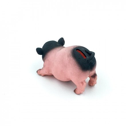 Копилка &quot;Черно-розовая свинка&quot; полистоун оптом 