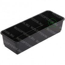Лоток для рассады( №2 20х50х12 черный) оптом