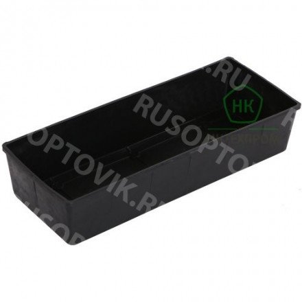 Лоток для рассады( №2 20х50х12 черный) оптом 