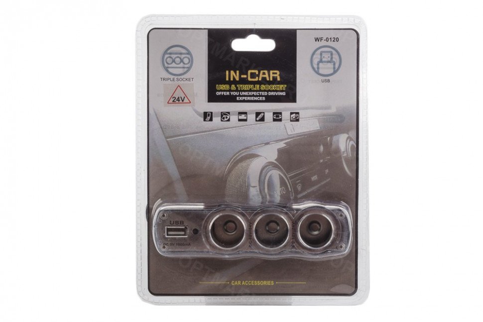 Разветвитель прикуривателя оптом 