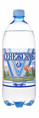 Вода минеральная Сенежская газированная 1 л оптом 