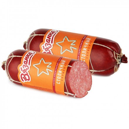 Сервелат варено-копченый Столичный Вязанка 1 кг оптом 