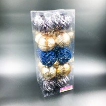 Ёлочные шары 8 см 20 шт оптом