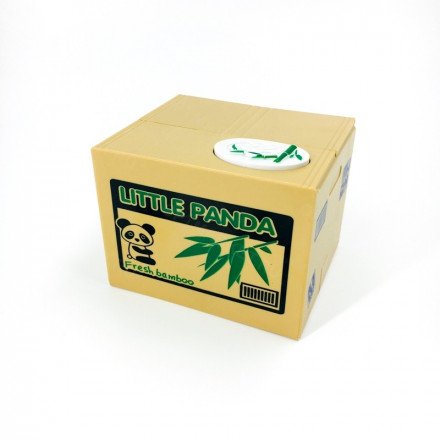 Интерактивная копилка Панда воришка монет оптом 