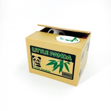 Интерактивная копилка Панда воришка монет оптом 