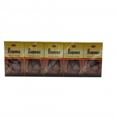 Корона Super Slims желтая (ОРИГИНАЛ) оптом 