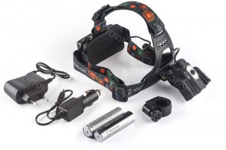 Налобный фонарь Поиск p-1825-T6 оптом 