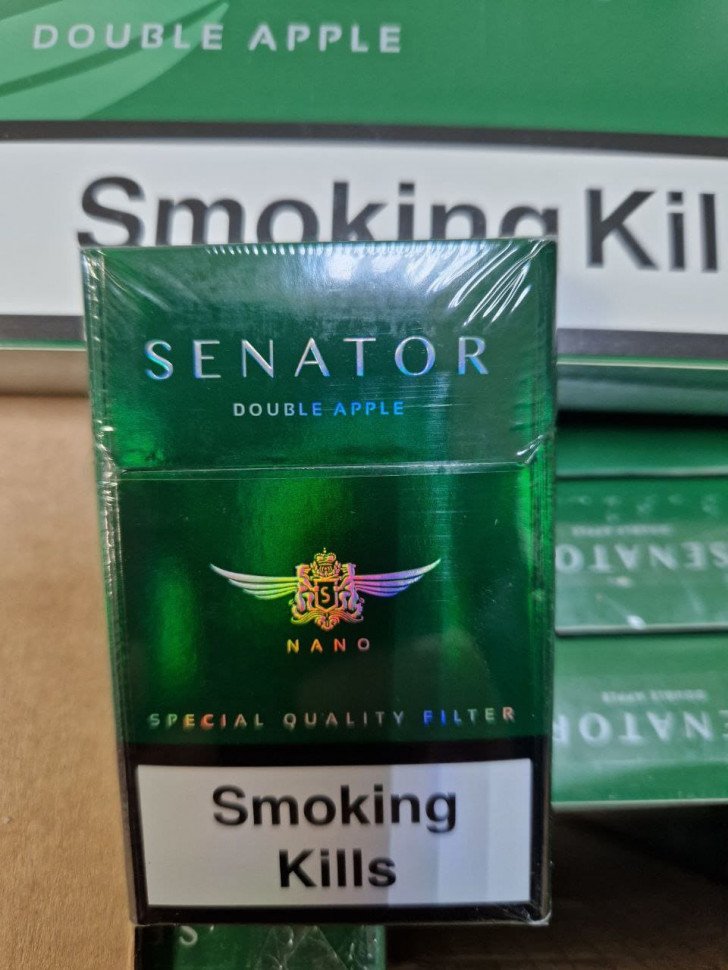 Сигареты Senator Double Apple (Блок Картон) оптом 