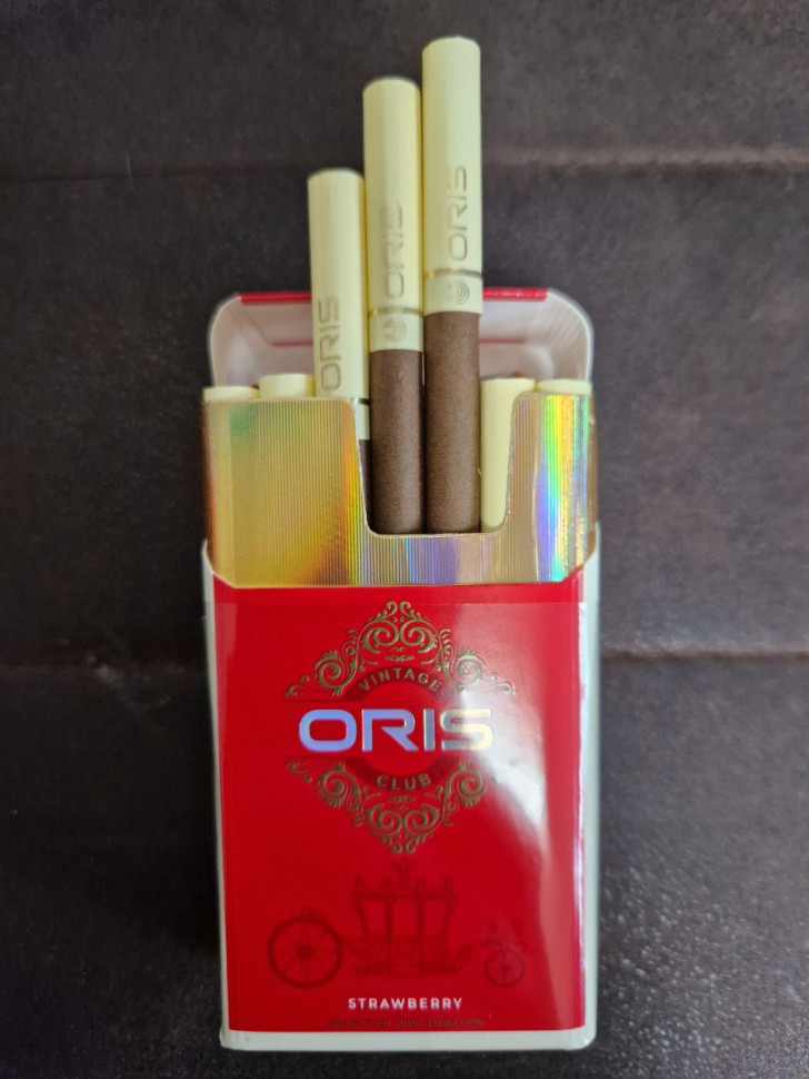 Сигареты Oris QS Strawberry ДУБЛЬ оптом 