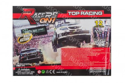Машинки Racers On оптом (За 12шт.) 