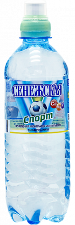 Вода минеральная Сенежская Спорт негазированная 0,5 л оптом 