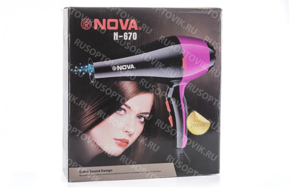 Фен для волос Nova N-670 2000W оптом Фен для волос Nova N-670 2000W оптом