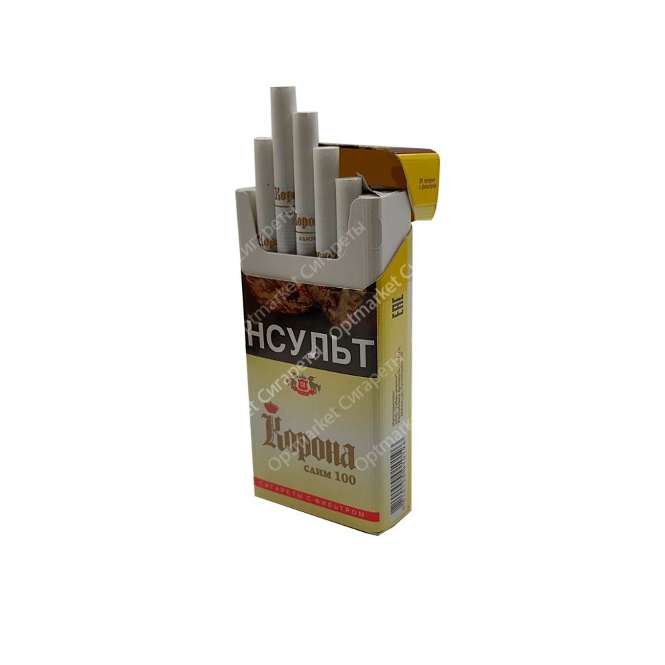 Корона Слим 100мм Желтая (ОРИГИНАЛ) оптом 