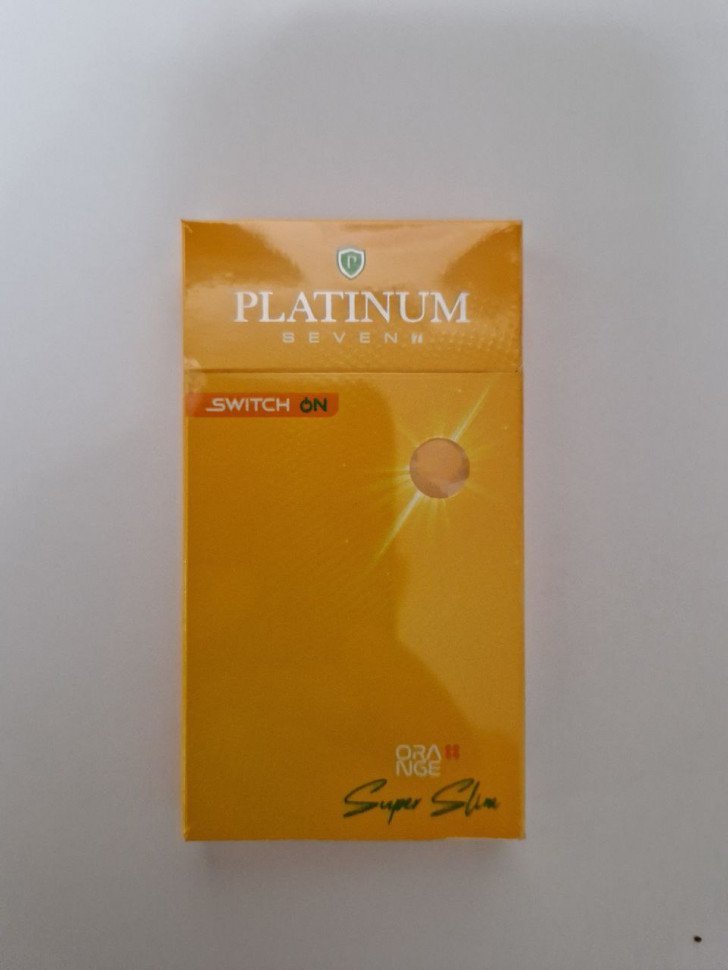 Сигареты Platinum Ice Mango Super Slims (кнопка) оптом  