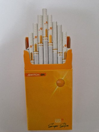 Сигареты Platinum Ice Mango Super Slims (кнопка) оптом  