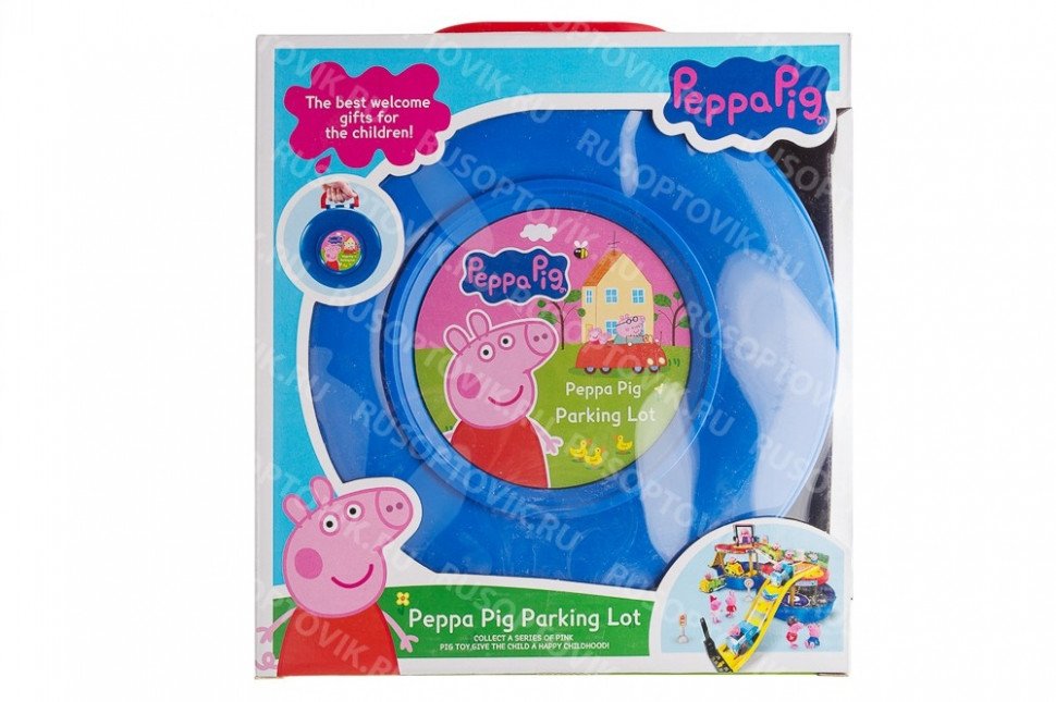 Игровой набор Свинка Пеппа "Парковка" оптом Игровой набор Свинка Пеппа "Парковка" оптом