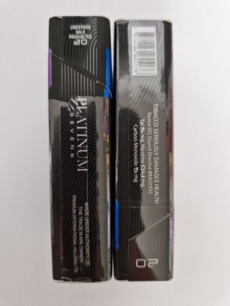 Сигареты Platinum DMiks Purple Compact (2 кнопки) оптом  