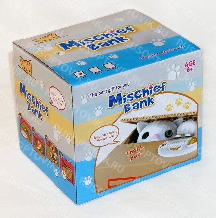 Игрушка-копилка Mischief bank &quot;Кошка-воришка&quot; оптом 