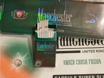 Сигареты Manchester Amber Crush Fusion Superslims оптом