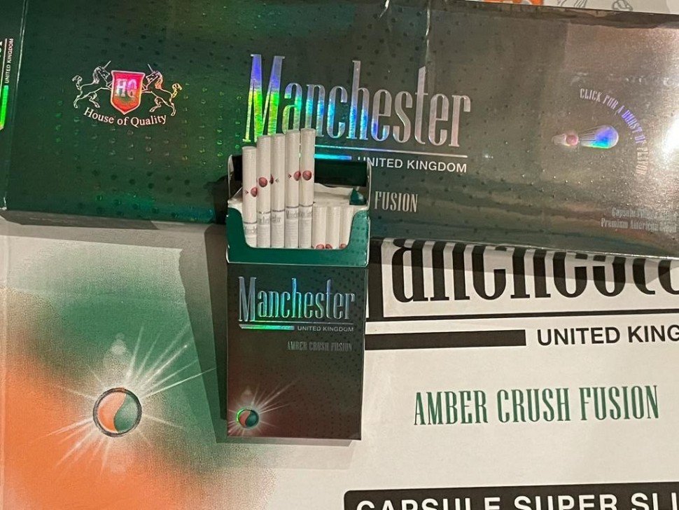 Сигареты Manchester Amber Crush Fusion Superslims оптом Сигареты Manchester Amber Crush Fusion Superslims оптом