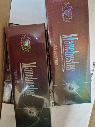 Сигареты Manchester Amber Crush Fusion Superslims оптом 